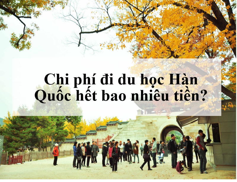 chi phí du học hàn quốc năm 2024 là bao nhiêu?